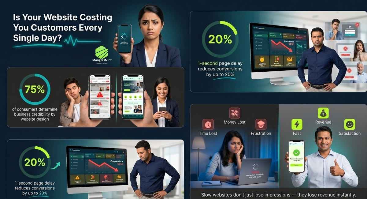 Web Development Services 12 Is Your Web Development Services and Website Costing You Customers Every Single Day- MongersMint
