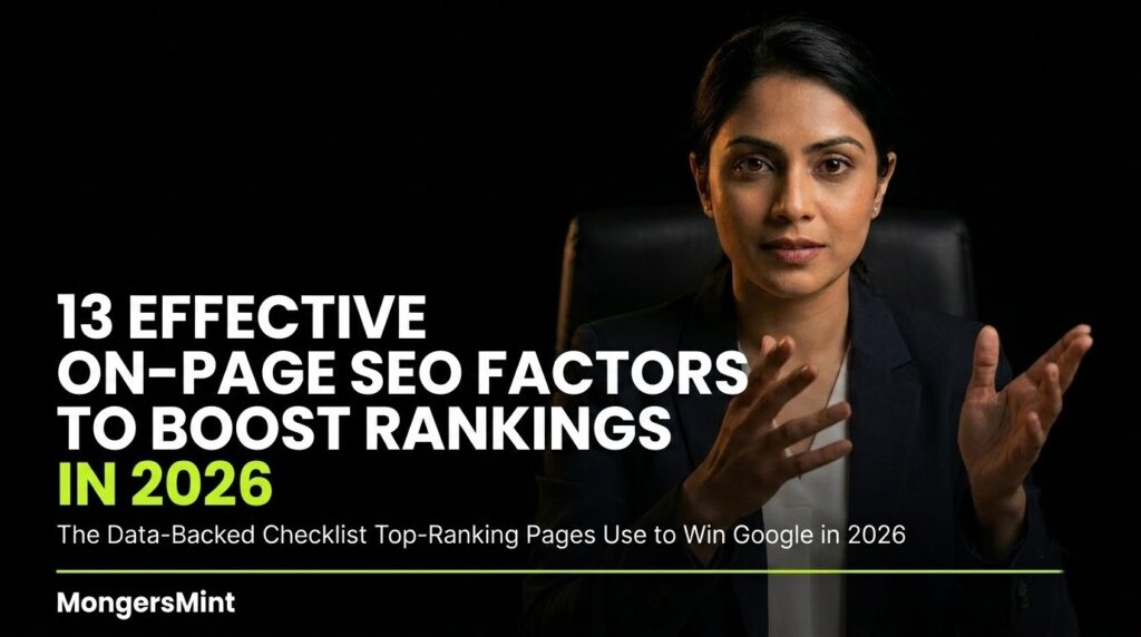 13 Effective On Page SEO Factors to Boost Rankings- Mongersmint