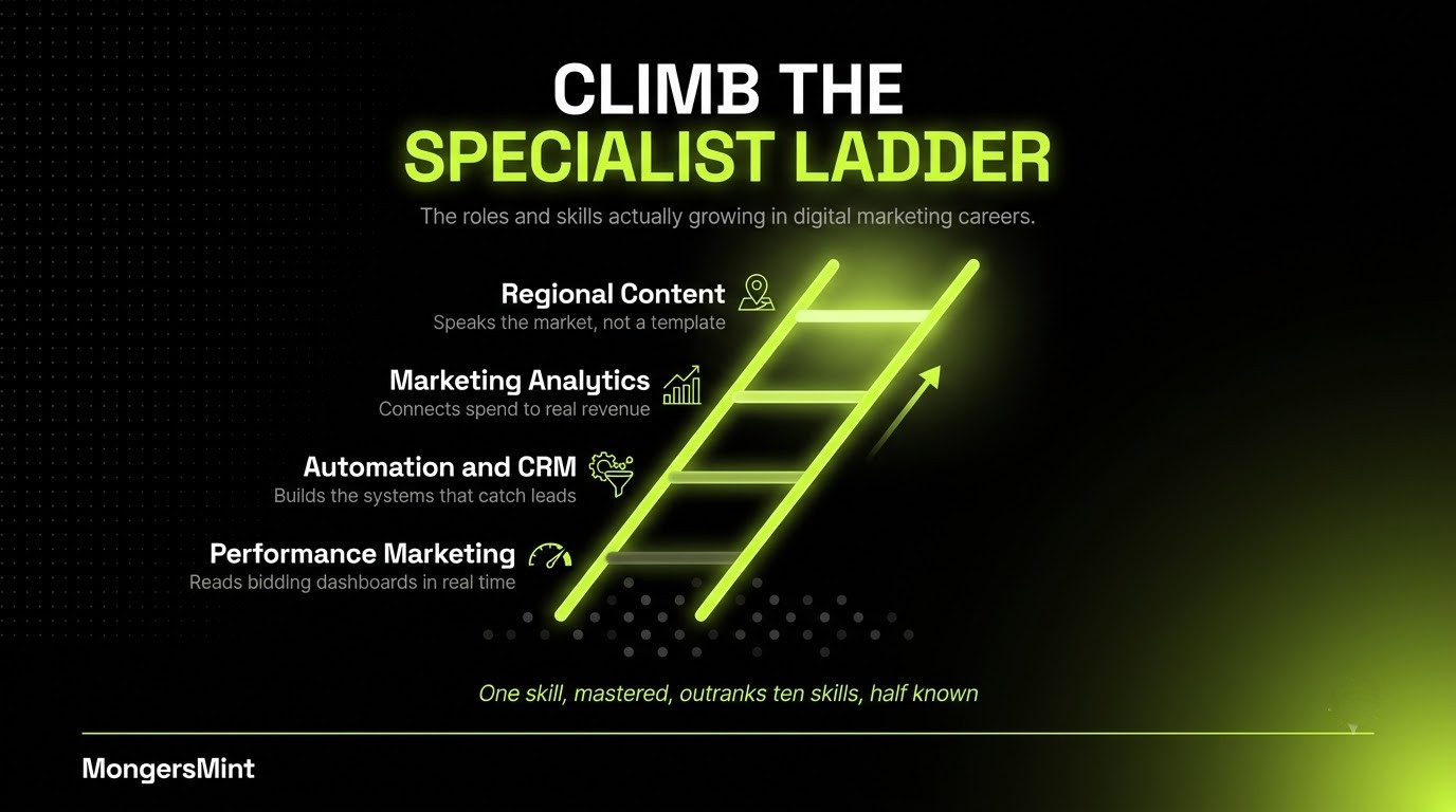 Digital Marketing Scope in Future: Career & Growth in 2026 3 Climb the specialist ladder- MongersMint