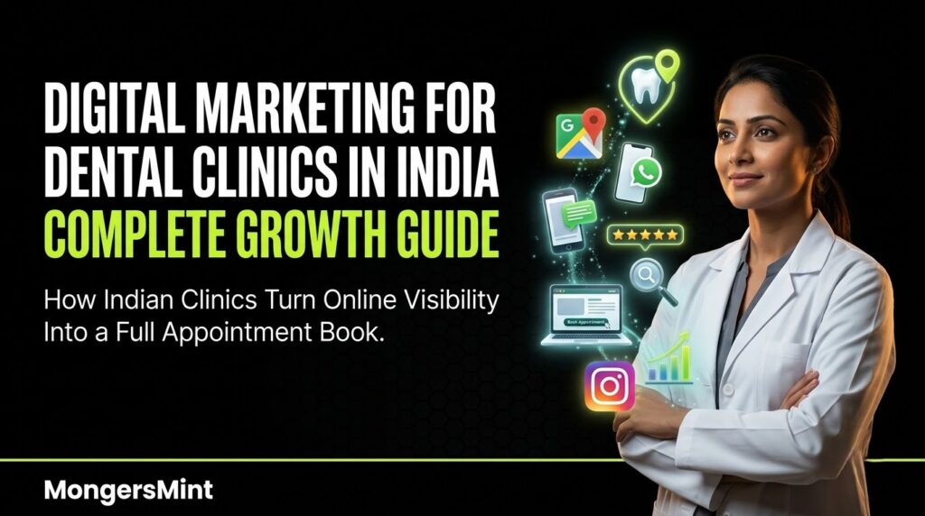 Digital Marketing for Dental Clinics in India Complete GrowthcGuide- MongersMint