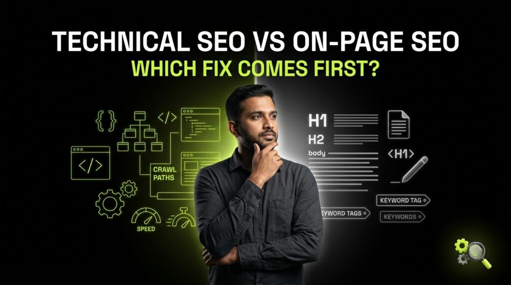 Technical SEO vs On-Page SEO: Which Fix Comes First - MongersMint
